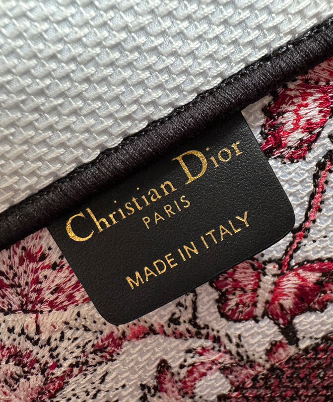 Christian Dior Medium Dior Book Tote Red